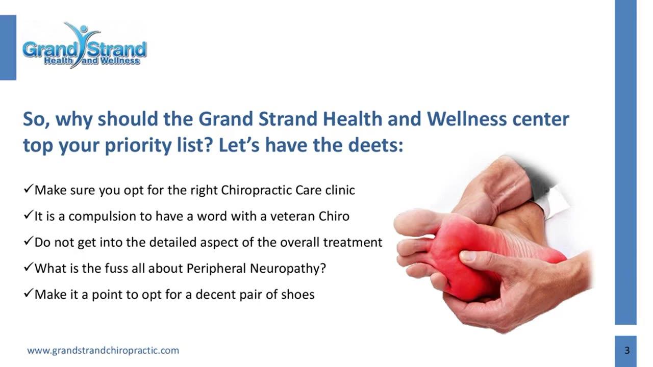 Visit The Grand Strand Clinic To Treat Neuropathic Pain